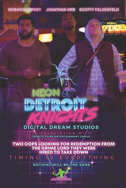 Neon Detroit Knights-free